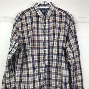 Saks Fifth Avenue Blue Mens Shirt X-Large